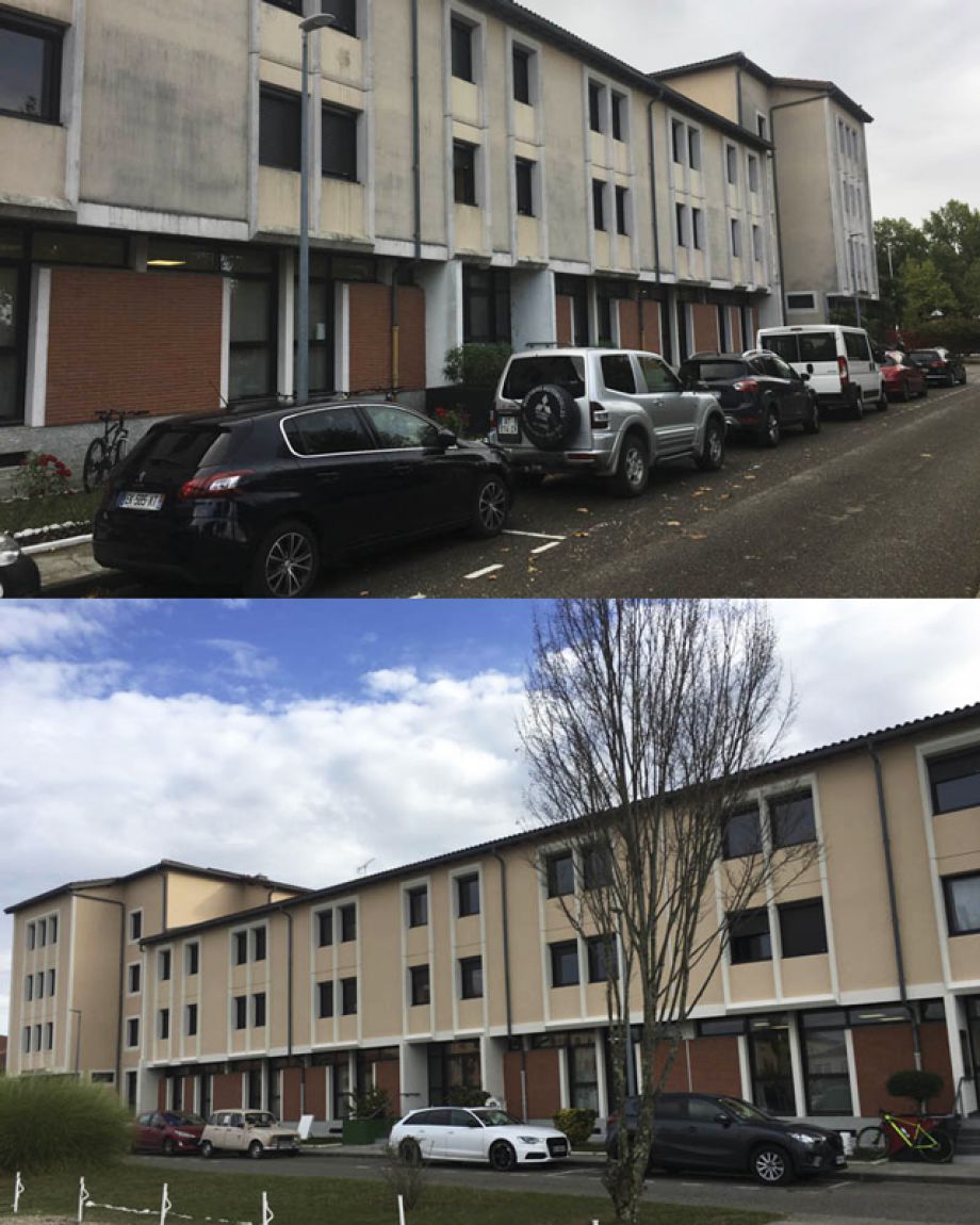 ravalement façade caserne Doumerc Montauban